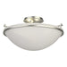 Hubbardton Forge - Three Light Semi-Flush Mount - Simple Lines - Sterling- Union Lighting Luminaires Decor