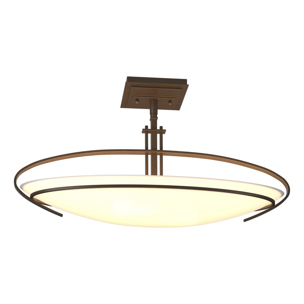 Hubbardton Forge - Two Light Semi-Flush Mount - Mackintosh - Bronze- Union Lighting Luminaires Decor