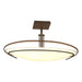 Hubbardton Forge - Two Light Semi-Flush Mount - Mackintosh - Bronze- Union Lighting Luminaires Decor