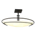 Hubbardton Forge - Two Light Semi-Flush Mount - Mackintosh - Black- Union Lighting Luminaires Decor