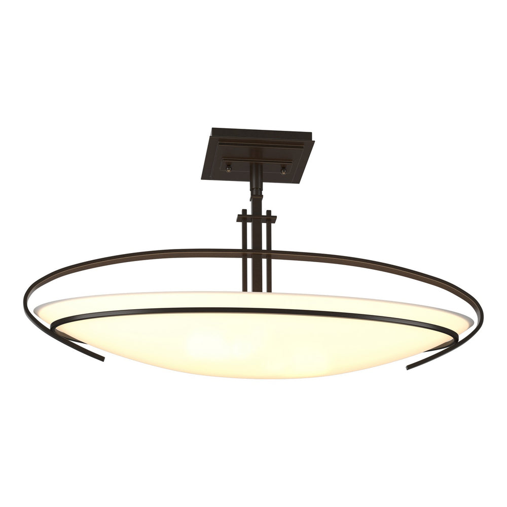 Hubbardton Forge - Two Light Semi-Flush Mount - Mackintosh - Oil Rubbed Bronze- Union Lighting Luminaires Decor