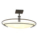Hubbardton Forge - Two Light Semi-Flush Mount - Mackintosh - Natural Iron- Union Lighting Luminaires Decor