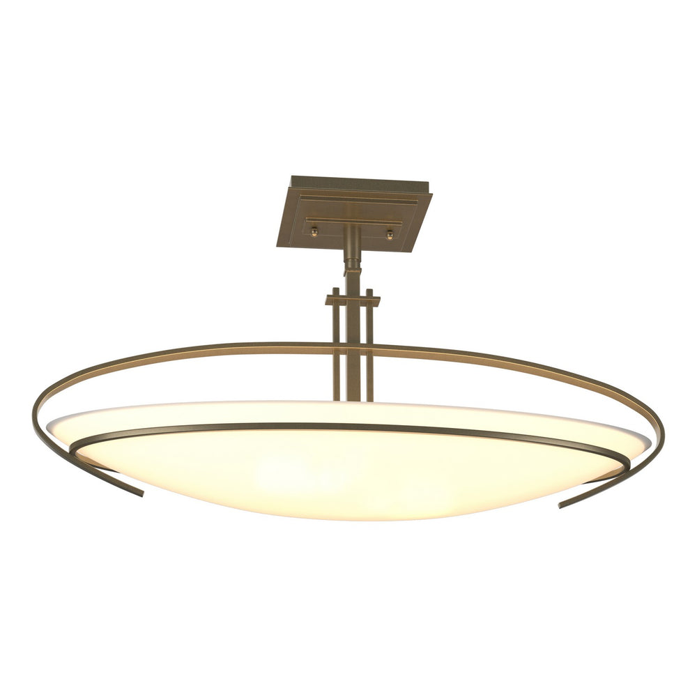 Hubbardton Forge - Two Light Semi-Flush Mount - Mackintosh - Soft Gold- Union Lighting Luminaires Decor