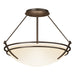 Hubbardton Forge - Two Light Semi-Flush Mount - Tryne - Bronze- Union Lighting Luminaires Decor