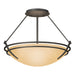Hubbardton Forge - Two Light Semi-Flush Mount - Tryne - Natural Iron- Union Lighting Luminaires Decor