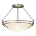 Hubbardton Forge - Two Light Semi-Flush Mount - Tryne - Vintage Platinum- Union Lighting Luminaires Decor