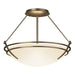 Hubbardton Forge - Two Light Semi-Flush Mount - Tryne - Soft Gold- Union Lighting Luminaires Decor
