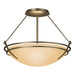 Hubbardton Forge - Two Light Semi-Flush Mount - Tryne - Soft Gold- Union Lighting Luminaires Decor