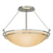 Hubbardton Forge - Two Light Semi-Flush Mount - Tryne - Sterling- Union Lighting Luminaires Decor