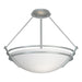 Hubbardton Forge - Three Light Semi-Flush Mount - Tryne - Vintage Platinum- Union Lighting Luminaires Decor