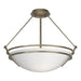 Hubbardton Forge - Three Light Semi-Flush Mount - Tryne - Soft Gold- Union Lighting Luminaires Decor