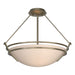 Hubbardton Forge - Three Light Semi-Flush Mount - Tryne - Soft Gold- Union Lighting Luminaires Decor