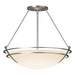 Hubbardton Forge - Three Light Semi-Flush Mount - Tryne - Vintage Platinum- Union Lighting Luminaires Decor