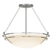 Hubbardton Forge - Three Light Semi-Flush Mount - Tryne - Sterling- Union Lighting Luminaires Decor