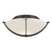 Hubbardton Forge - Two Light Semi-Flush Mount - Compass - Bronze- Union Lighting Luminaires Decor