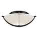 Hubbardton Forge - Two Light Flush Mount - Compass - Oil Rubbed Bronze- Union Lighting Luminaires Decor