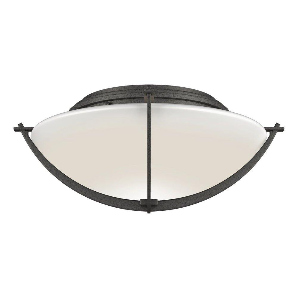 Hubbardton Forge - Two Light Semi-Flush Mount - Compass - Natural Iron- Union Lighting Luminaires Decor