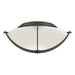 Hubbardton Forge - Two Light Semi-Flush Mount - Compass - Natural Iron- Union Lighting Luminaires Decor