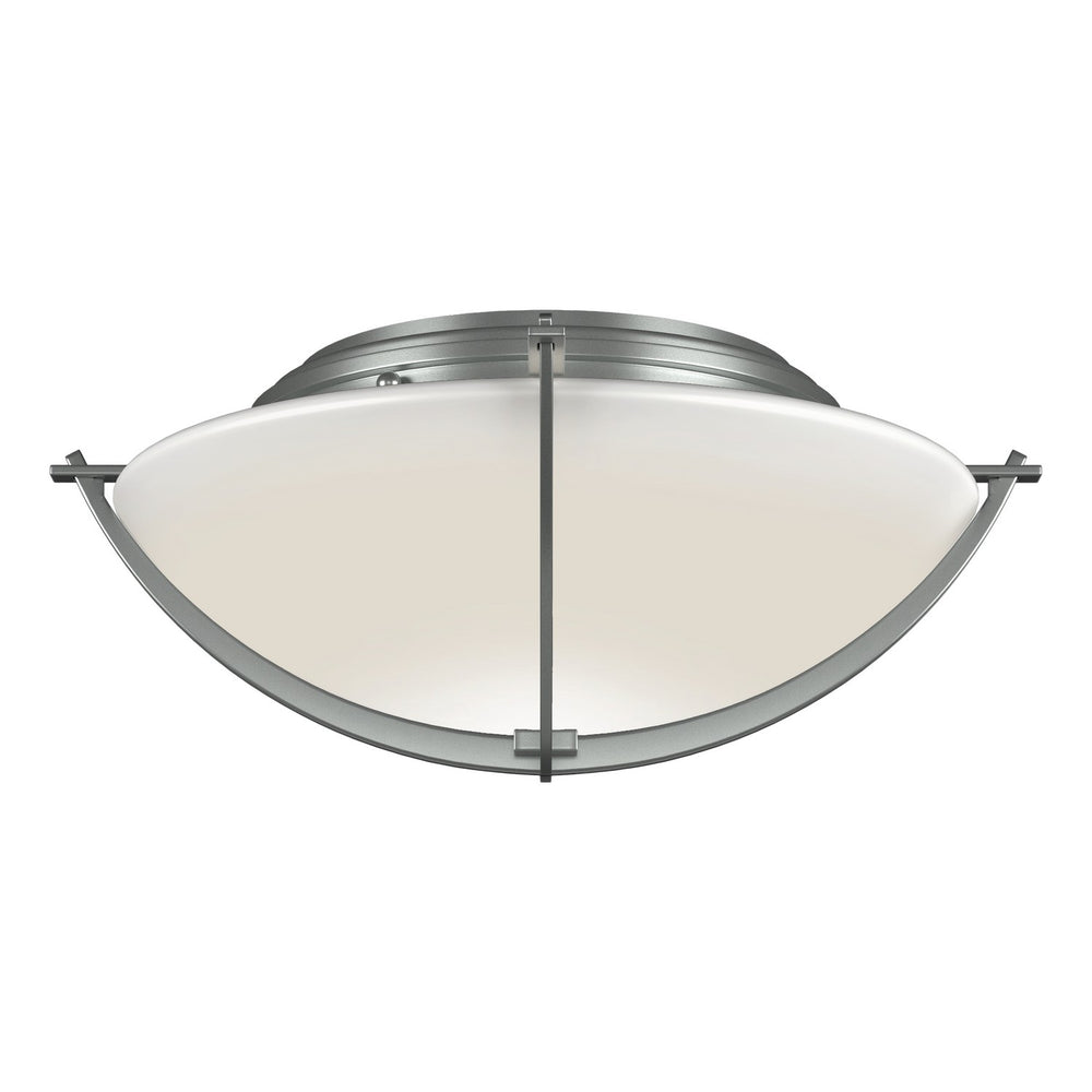 Hubbardton Forge - Two Light Semi-Flush Mount - Compass - Vintage Platinum- Union Lighting Luminaires Decor