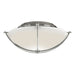 Hubbardton Forge - Two Light Semi-Flush Mount - Compass - Sterling- Union Lighting Luminaires Decor