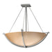 Hubbardton Forge - Three Light Semi-Flush Mount - Compass - Sterling- Union Lighting Luminaires Decor