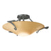 Hubbardton Forge - One Light Semi-Flush Mount - Antasia - Vintage Platinum- Union Lighting Luminaires Decor