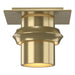 Hubbardton Forge - One Light Flush Mount - Twilight - Modern Brass- Union Lighting Luminaires Decor