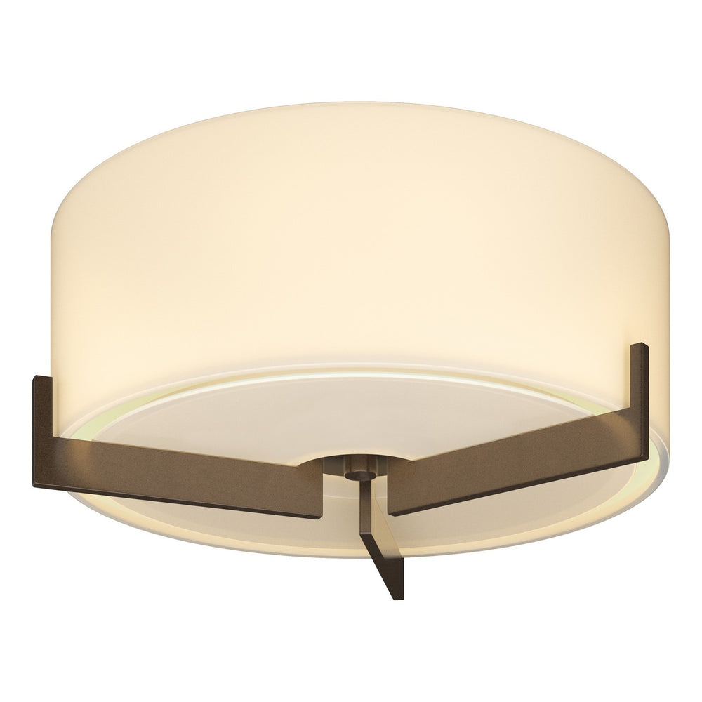 Hubbardton Forge - One Light Semi-Flush Mount - Axis - Bronze- Union Lighting Luminaires Decor