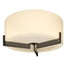 Hubbardton Forge - One Light Semi-Flush Mount - Axis - Oil Rubbed Bronze- Union Lighting Luminaires Decor