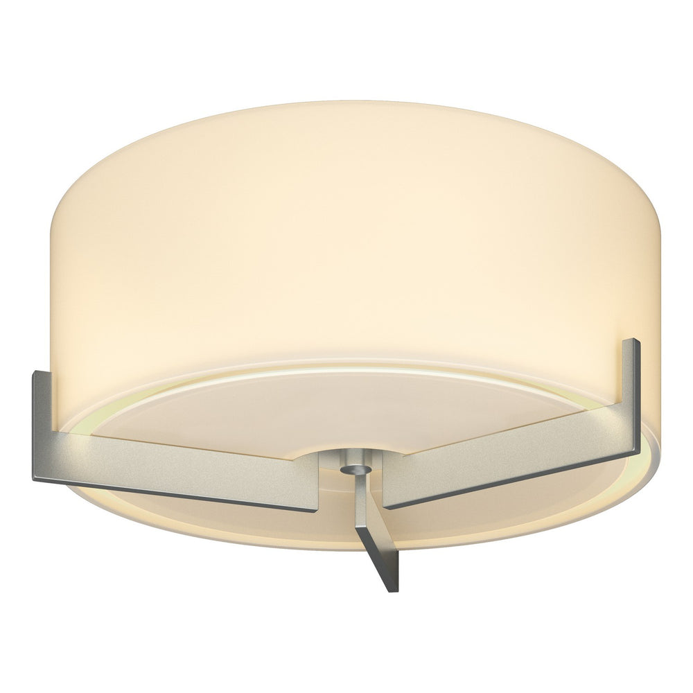 Hubbardton Forge - One Light Semi-Flush Mount - Axis - Vintage Platinum- Union Lighting Luminaires Decor