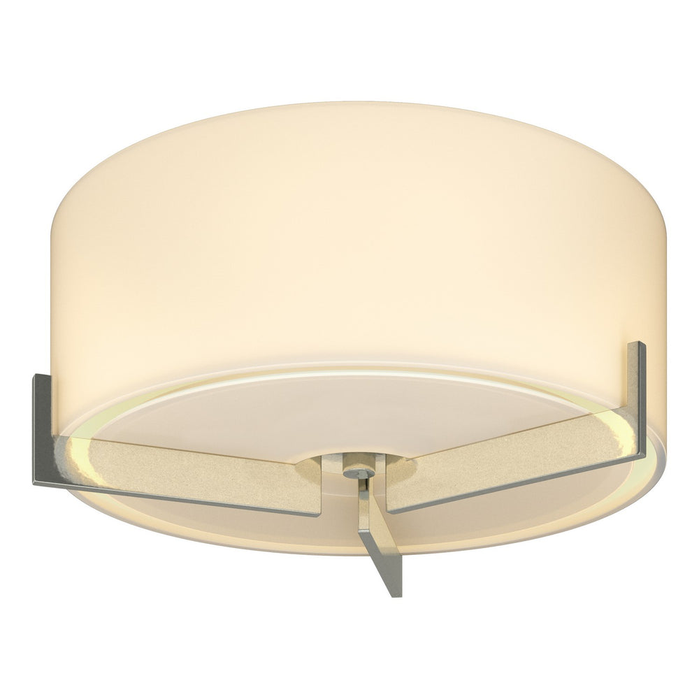 Hubbardton Forge - One Light Semi-Flush Mount - Axis - Sterling- Union Lighting Luminaires Decor