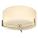 Hubbardton Forge - One Light Semi-Flush Mount - Axis - Sterling- Union Lighting Luminaires Decor
