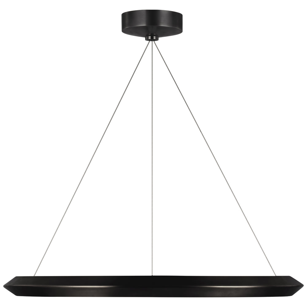 Visual Comfort Signature Canada - LED Chandelier - Encircle - Bronze- Union Lighting Luminaires Decor