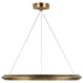 Visual Comfort Signature Canada - LED Chandelier - Encircle - Natural Brass- Union Lighting Luminaires Decor