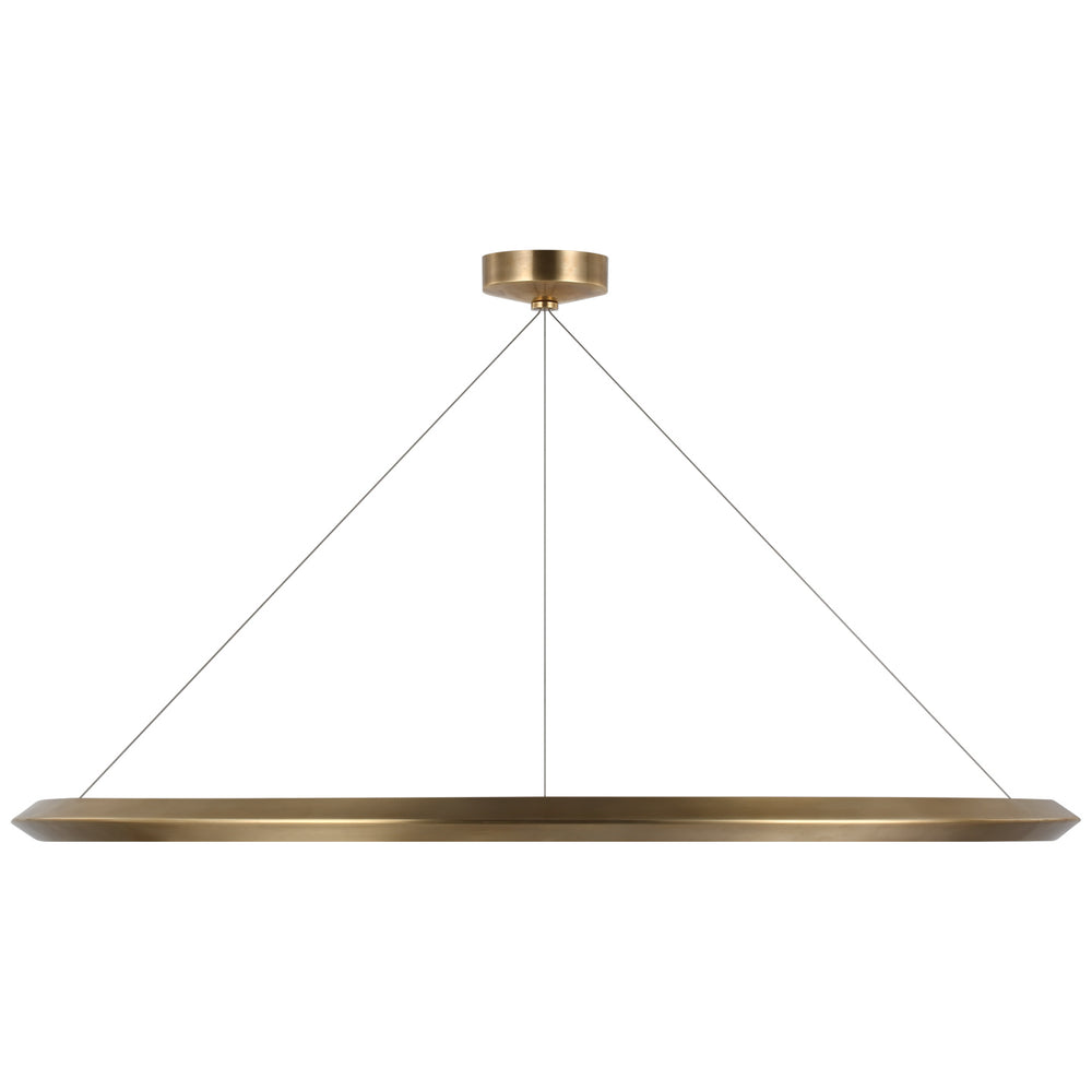 Visual Comfort Signature Canada - LED Chandelier - Encircle - Natural Brass- Union Lighting Luminaires Decor