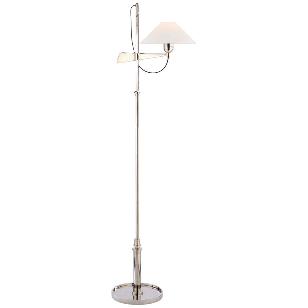 Visual Comfort Signature Canada - One Light Floor Lamp - Hargett - Polished Nickel- Union Lighting Luminaires Decor