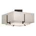 Hubbardton Forge - Two Light Semi-Flush Mount - Exos - Oil Rubbed Bronze- Union Lighting Luminaires Decor