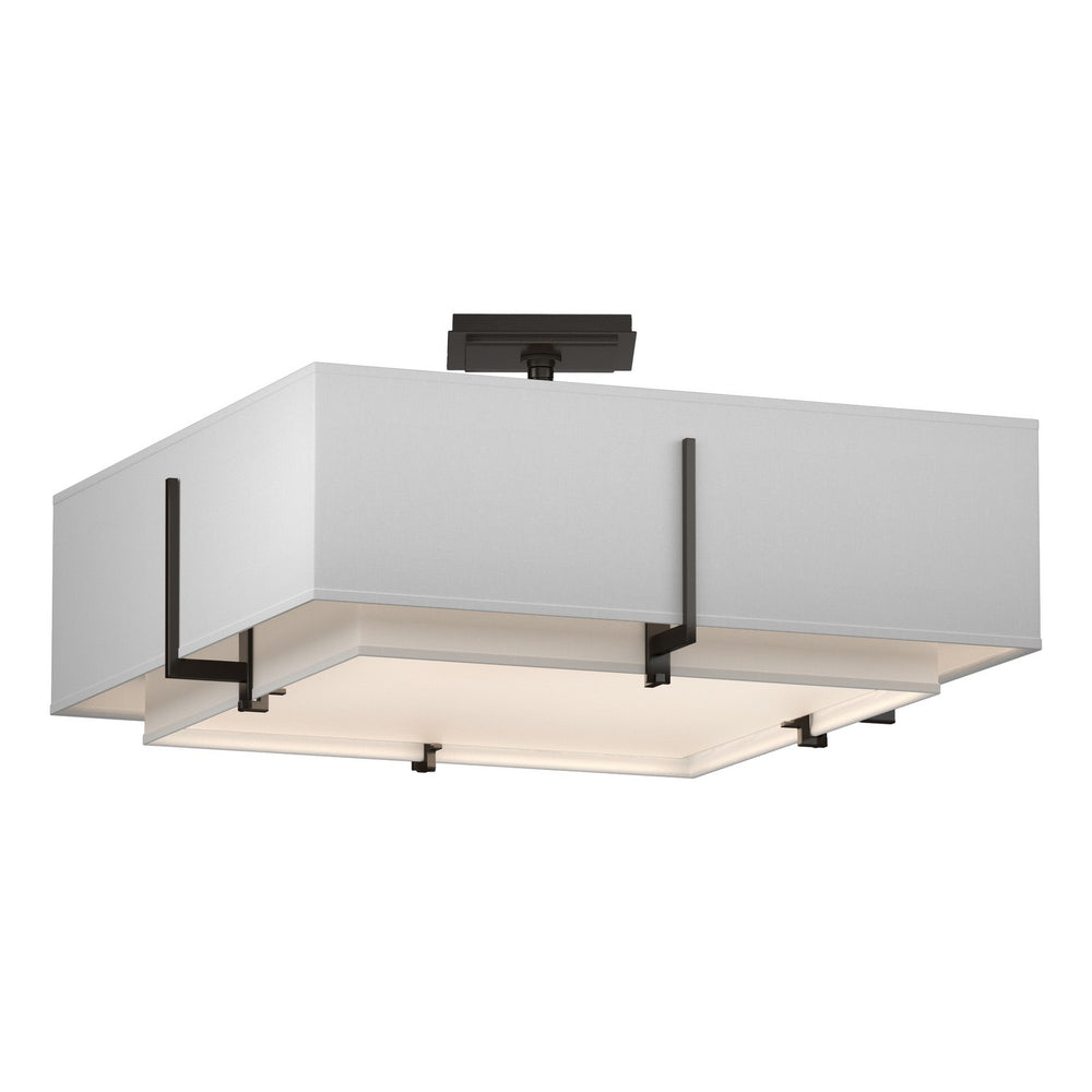 Hubbardton Forge - Four Light Semi-Flush Mount - Exos - Oil Rubbed Bronze- Union Lighting Luminaires Decor
