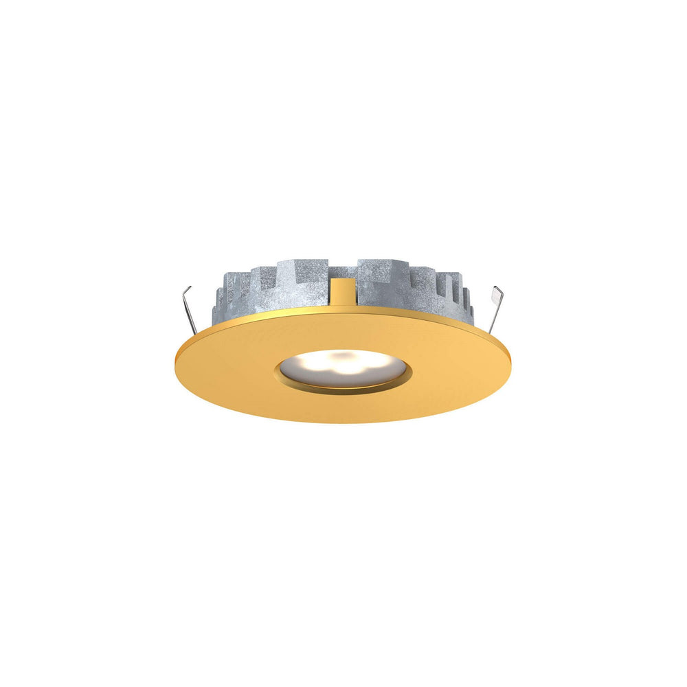Dals - LED Recessed Superpuck - Super Puck - Gold- Union Lighting Luminaires Decor