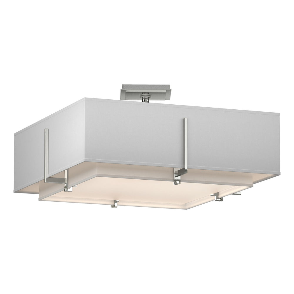 Hubbardton Forge - Four Light Semi-Flush Mount - Exos - Sterling- Union Lighting Luminaires Decor