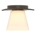 Hubbardton Forge - One Light Semi-Flush Mount - Wren - Bronze- Union Lighting Luminaires Decor