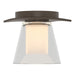 Hubbardton Forge - One Light Semi-Flush Mount - Wren - Bronze- Union Lighting Luminaires Decor