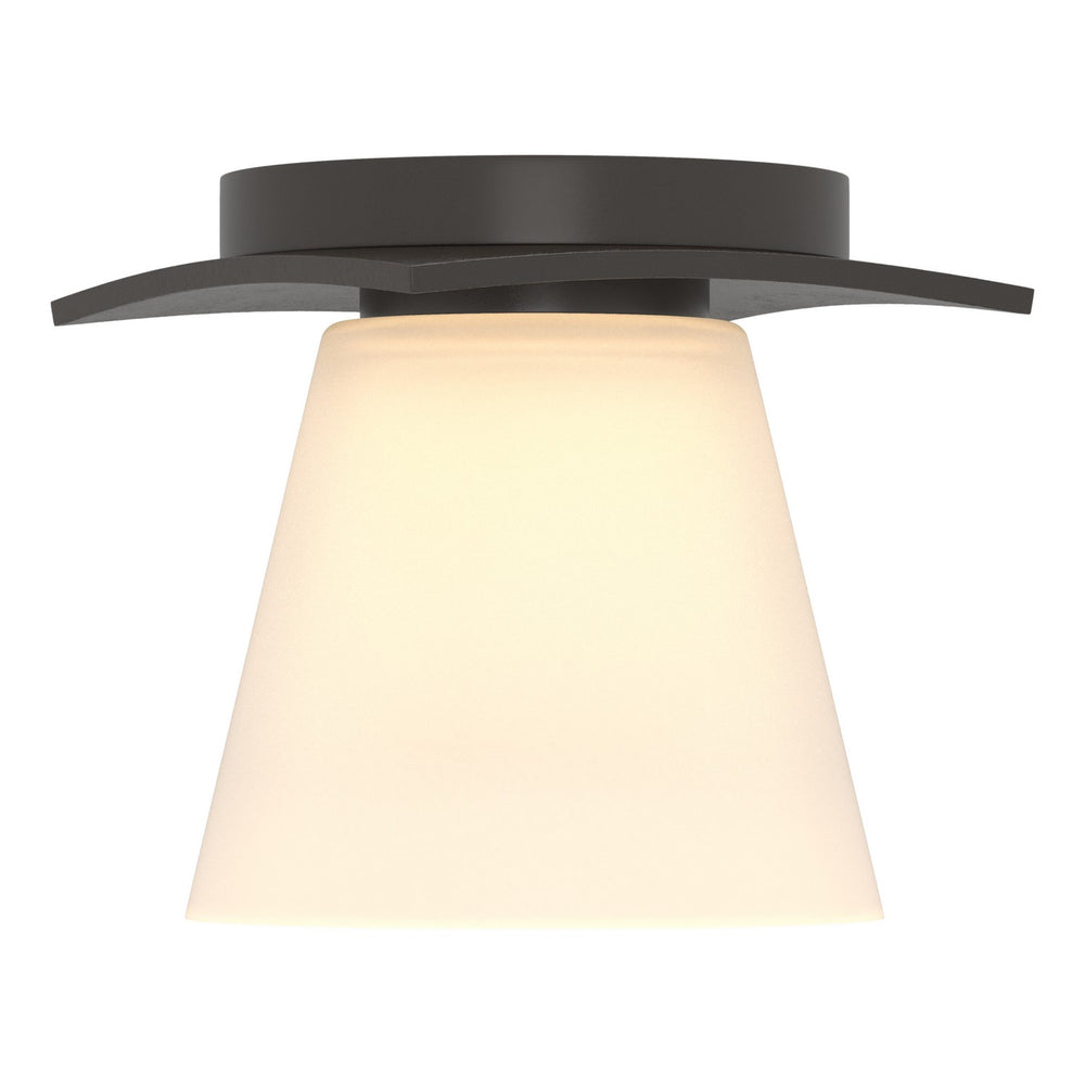 Hubbardton Forge - One Light Flush Mount - Wren - Oil Rubbed Bronze- Union Lighting Luminaires Decor