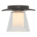 Hubbardton Forge - One Light Flush Mount - Wren - Oil Rubbed Bronze- Union Lighting Luminaires Decor