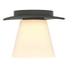 Hubbardton Forge - One Light Semi-Flush Mount - Wren - Natural Iron- Union Lighting Luminaires Decor