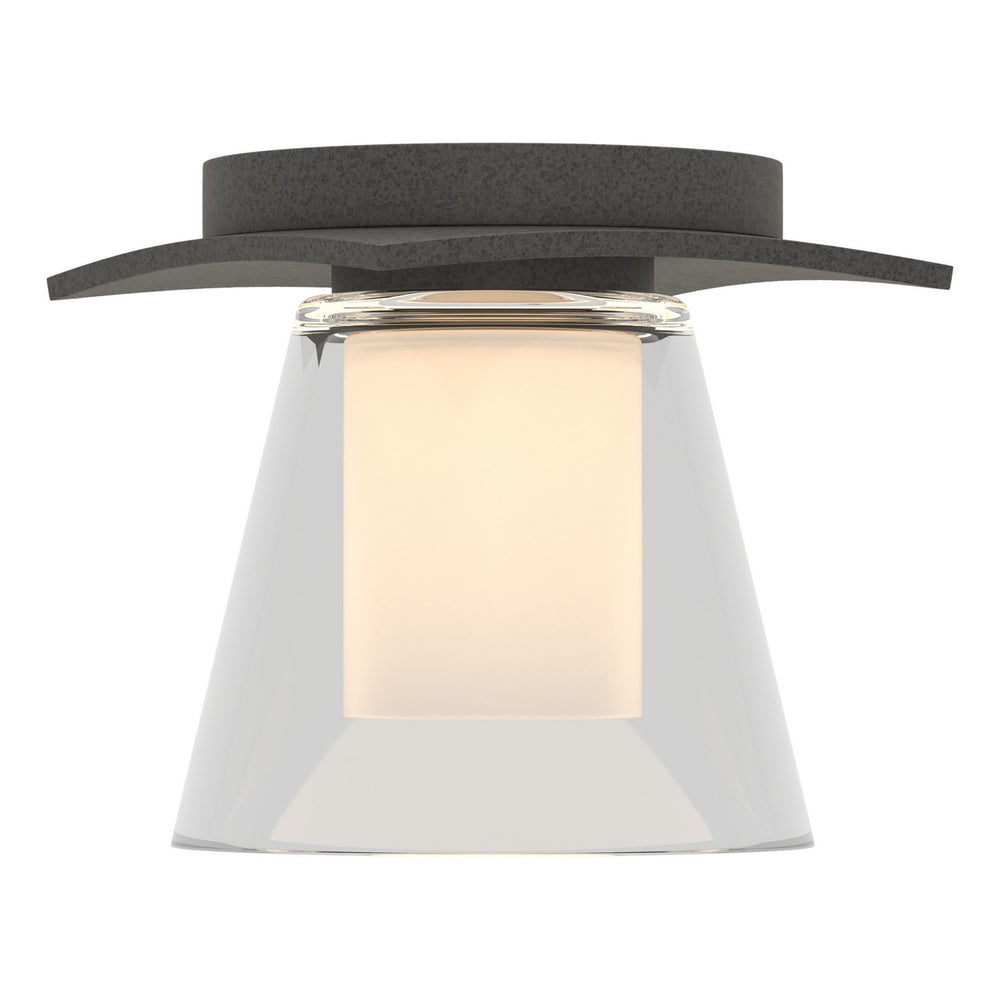 Hubbardton Forge - One Light Semi-Flush Mount - Wren - Natural Iron- Union Lighting Luminaires Decor