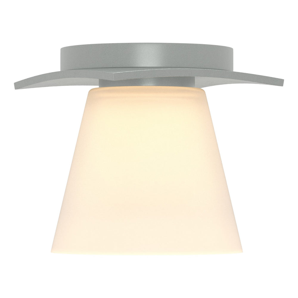 Hubbardton Forge - One Light Semi-Flush Mount - Wren - Vintage Platinum- Union Lighting Luminaires Decor