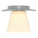 Hubbardton Forge - One Light Semi-Flush Mount - Wren - Vintage Platinum- Union Lighting Luminaires Decor