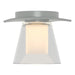 Hubbardton Forge - One Light Semi-Flush Mount - Wren - Vintage Platinum- Union Lighting Luminaires Decor
