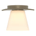 Hubbardton Forge - One Light Semi-Flush Mount - Wren - Soft Gold- Union Lighting Luminaires Decor